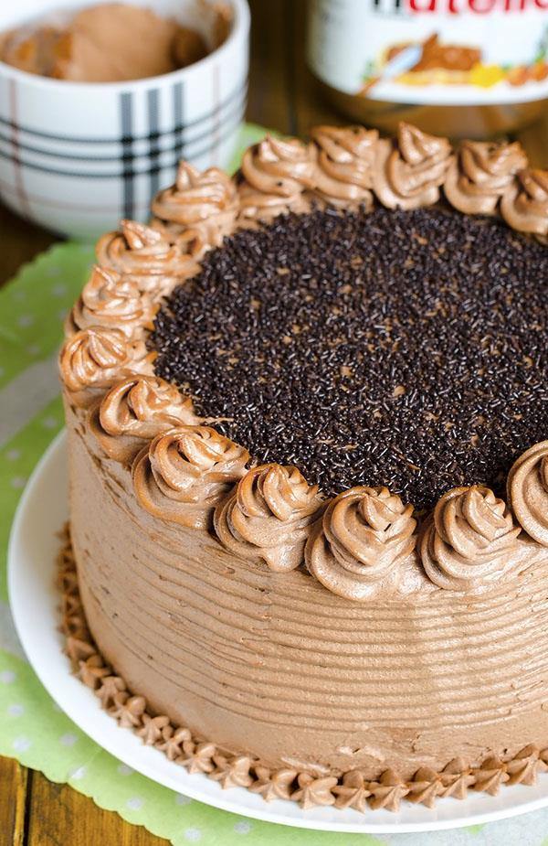 Decadent Nutella Chocolate Cake | Chocolate Dessert Recipes – OMG ...