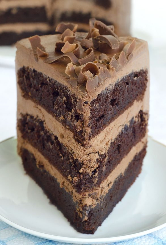 OMG Chocolate Chocolate Cake - With Chocolate Buttercream Frosting