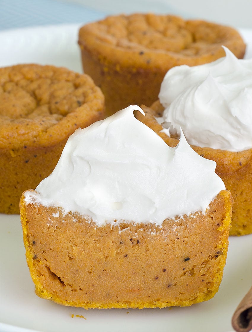 Impossible Pumpkin Pie Cupcakes