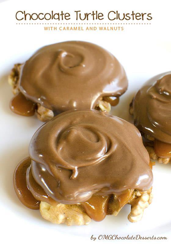 Chocolate Turtle Clusters