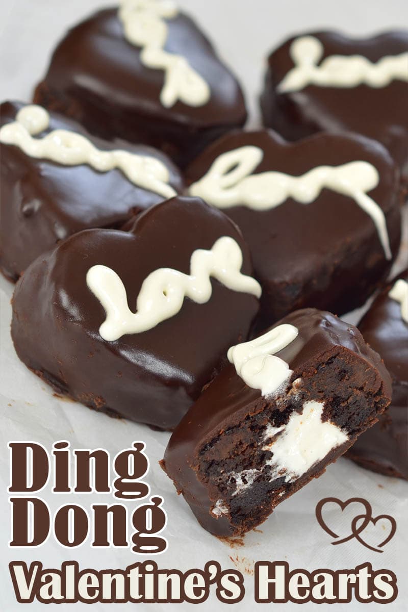 Ding Dong Valentines Chocolate Hearts