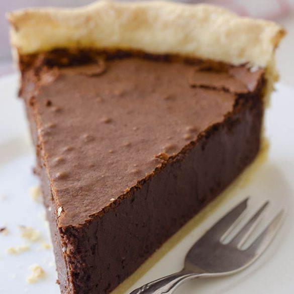 Chocolate Fudge Pie | Easy Chocolate Pie Recipe with Homemade Crust