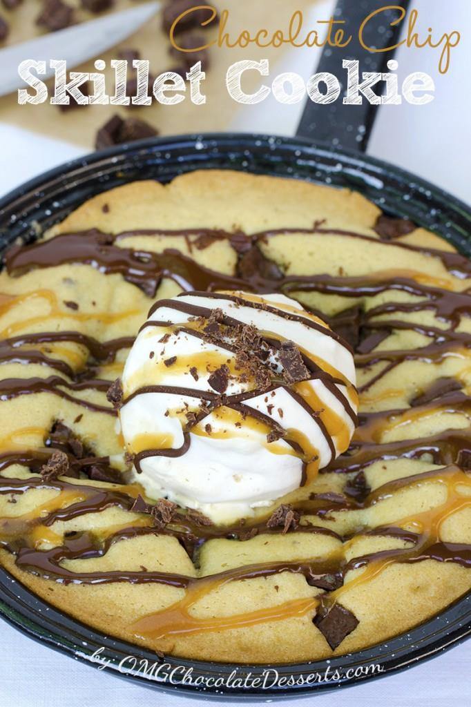 Chocolate Chip Skillet Cookie