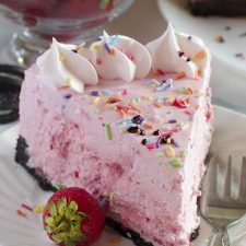 No Bake Strawberry Cheesecake-image