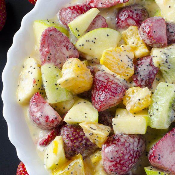 Poppy Seed Fruit Salad Poppy Seed Dressing for a Fruit Salad Recipe