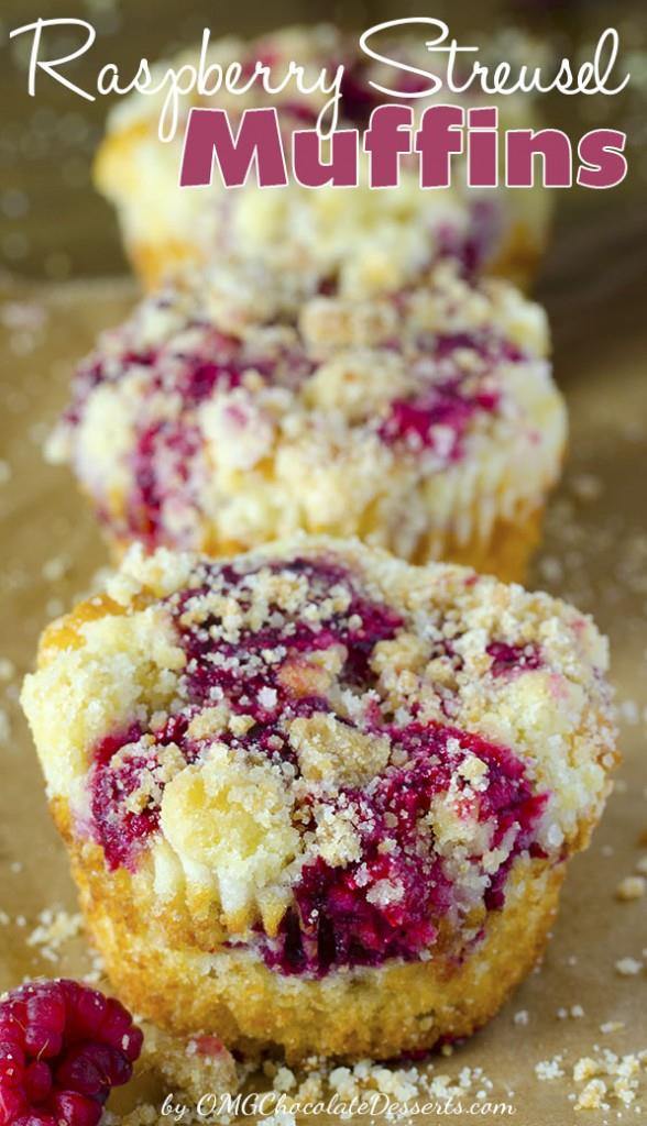 Raspberry Streusel Muffins