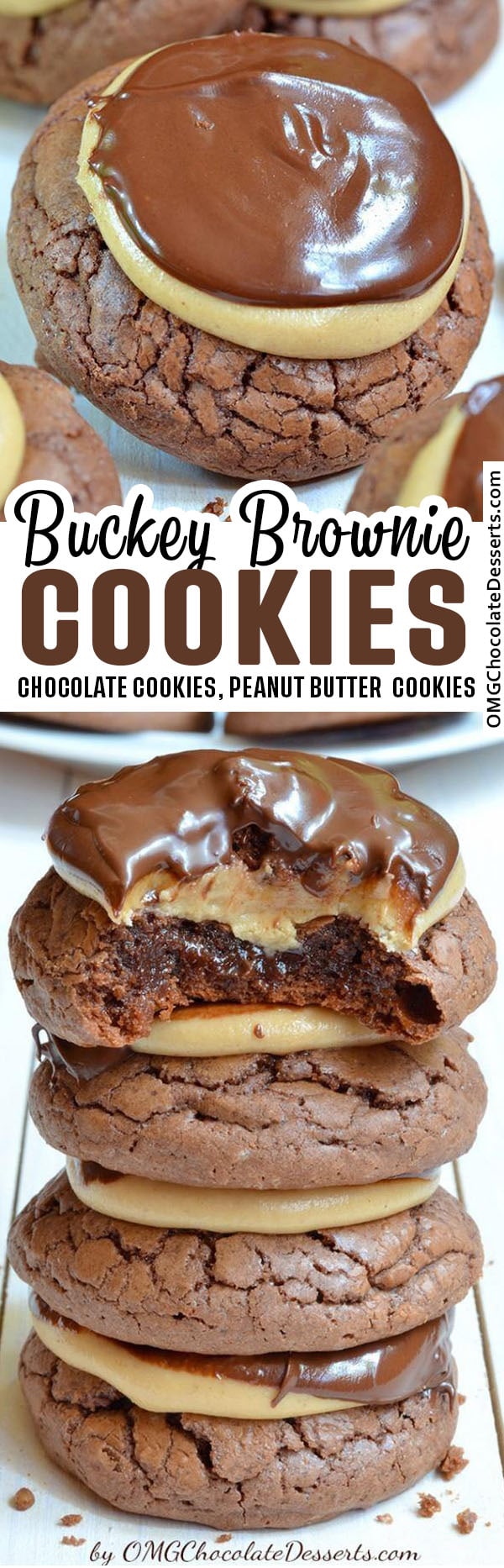 Buckeye Brownie Cookies