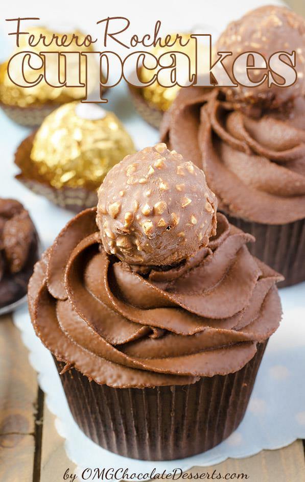 Ultimate guide to saving your gorgeous Ferrero Rocher Cupcakes alive during the preparation time :)
