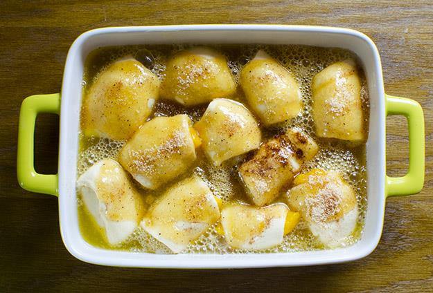 Peach Dumplings 