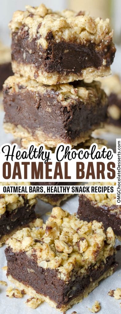 Chocolate Oatmeal Bars - OMG Chocolate Desserts