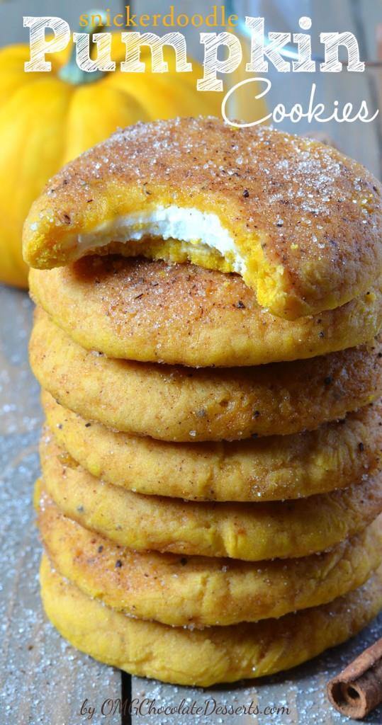 Snickerdoodle Pumpkin Cookies