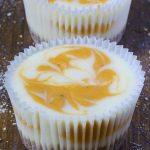 Two Pumpkin Swirled Cheesecakes