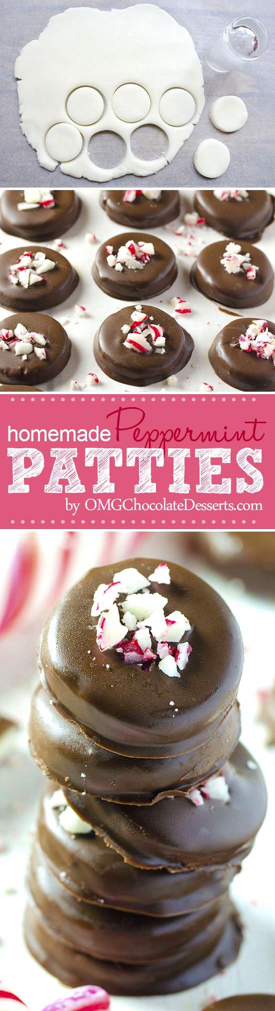 The best way to show your loved ones how much you care is to give them a homemade gift in form of these delicious Homemade Peppermint Patties. This can easily become your favorie Christmas recipe ever. 