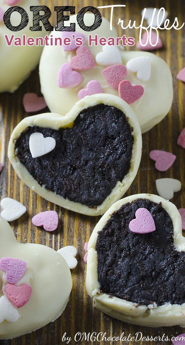 Oreo Truffle Valentine S Hearts Valentine S Day Chocolate Dipped