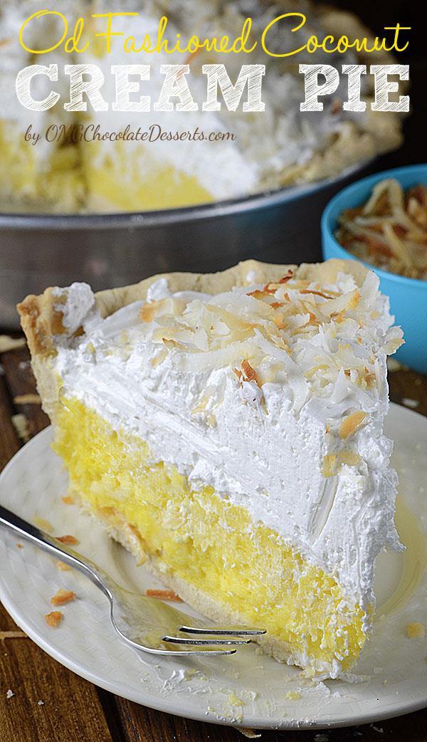 homemade coconut cream pie