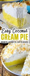 Old Fashioned Coconut Cream Pie | Homemade Pie with Coconut Flakes