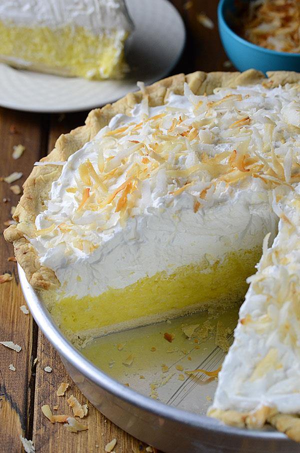 Old Fashioned Coconut Cream Pie is fluffy and creamy homemade pie, loaded with coconut flavor, like your grandmas used to make.