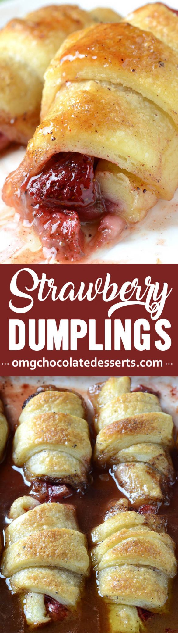 Strawberry Dumplings | Easy Strawberry Dessert Recipe