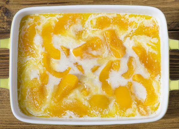 Easy Peach Cobbler Recipe - Made From Scratch with Canned Peaches!