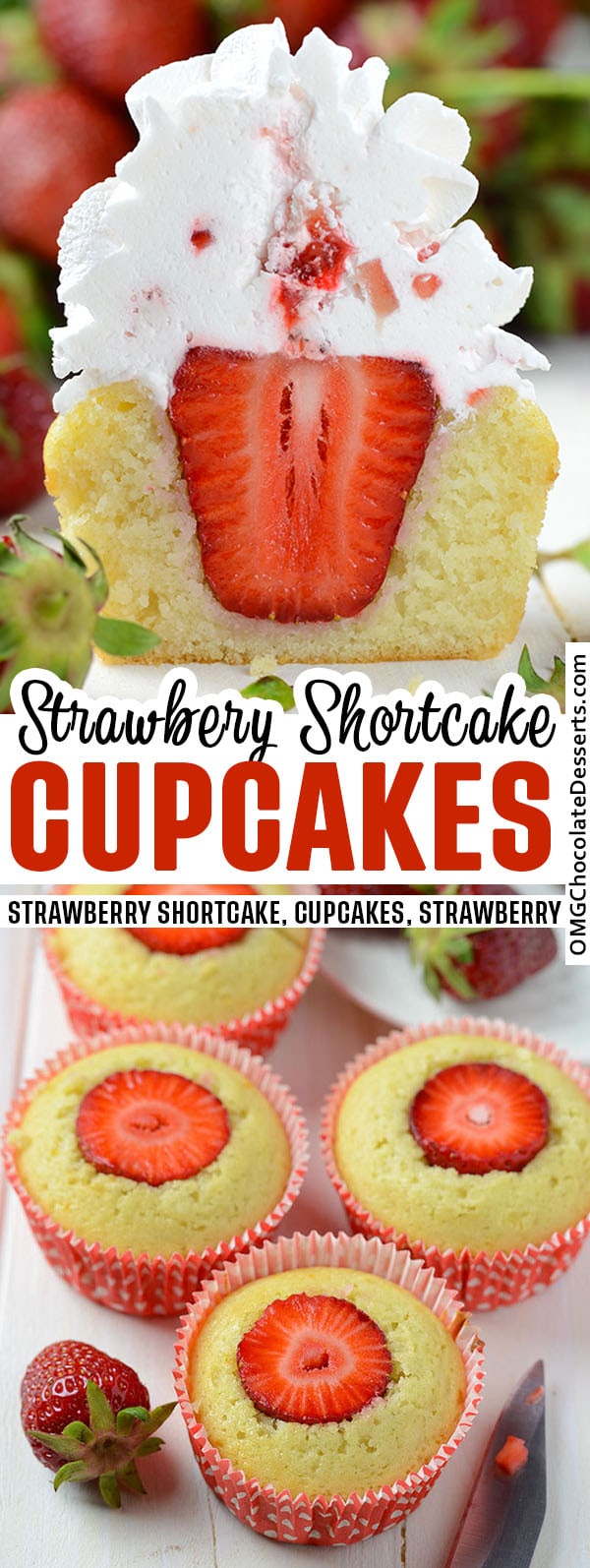 Strawberry Shortcake Cupcakes 