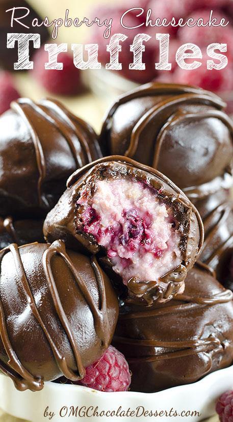 Raspberry Cheesecake Truffles | Valentine's Day Dessert Recipe