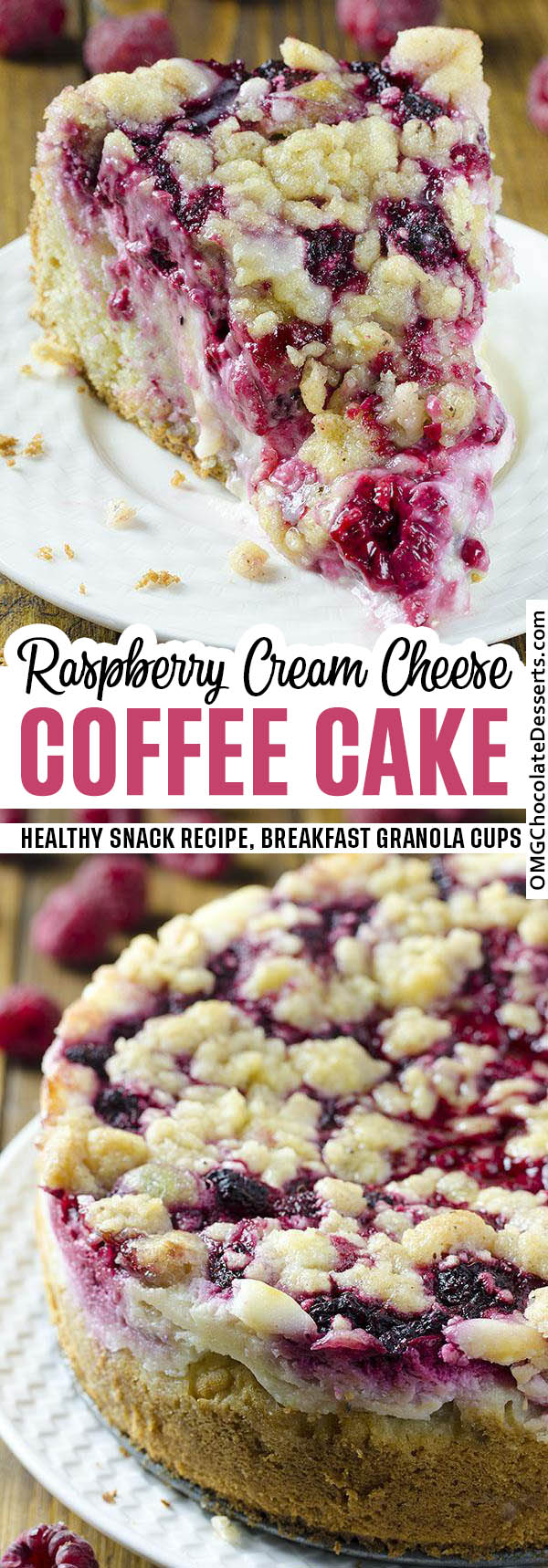 Raspberry Cream Cheese Coffee Cake