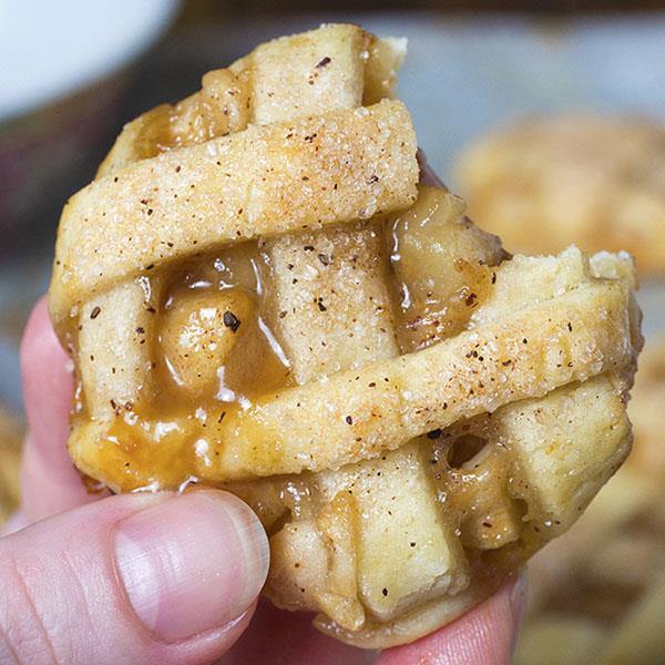 Apple Pie Cookies Mini Homemade Caramel Apple Pie