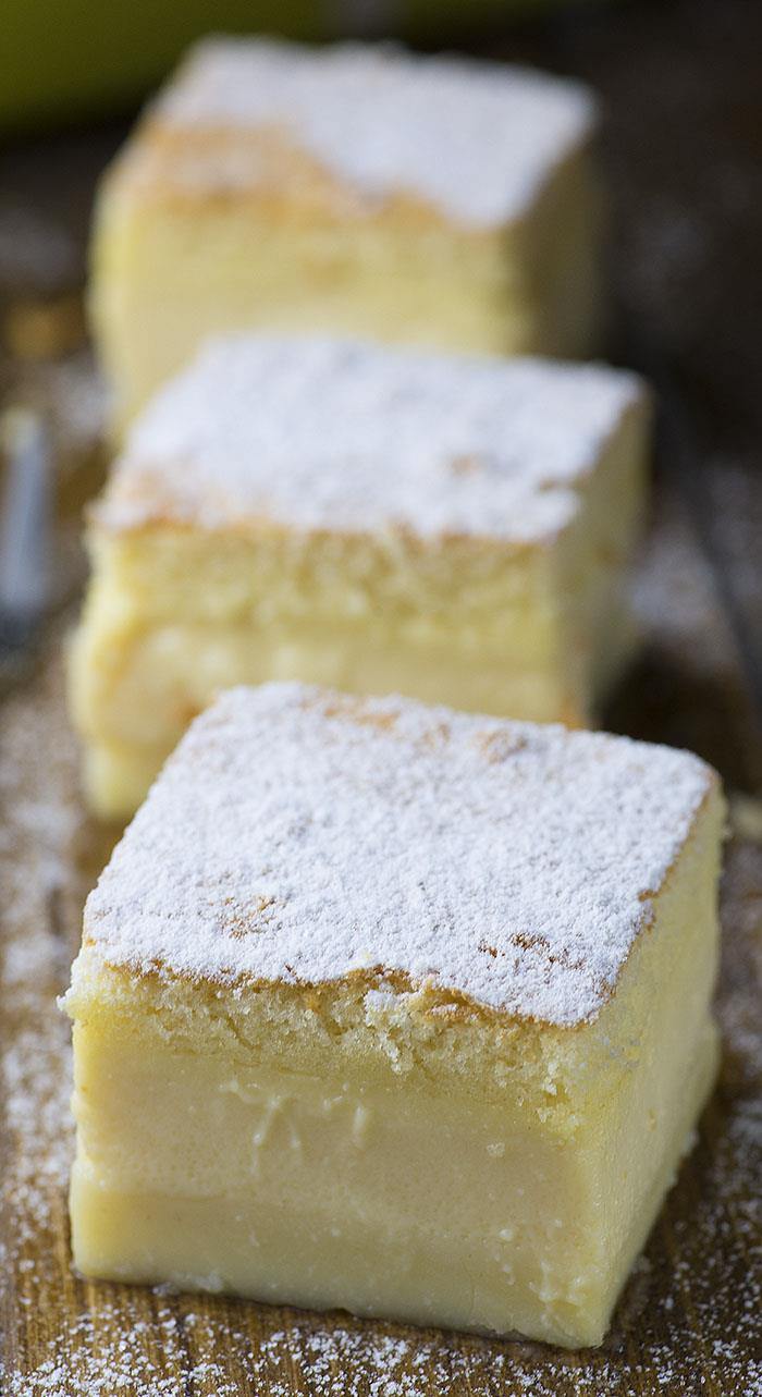 Vanilla Magic Custard Cake is melt-in-your-mouth soft and creamy dessert.