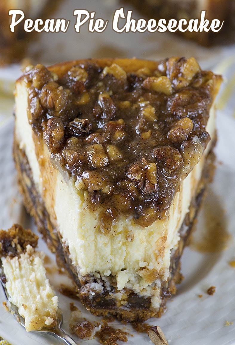 You'll never go back to your old pecan pie after trying this Pecan Pie Cheesecake