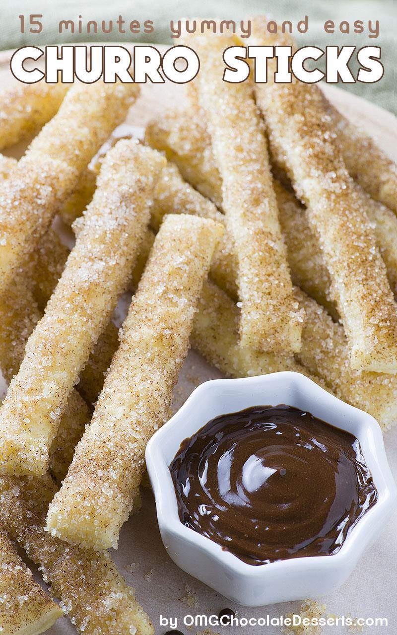 15-Minute Churro Sticks | Churro Recipe with a Chocolate ...