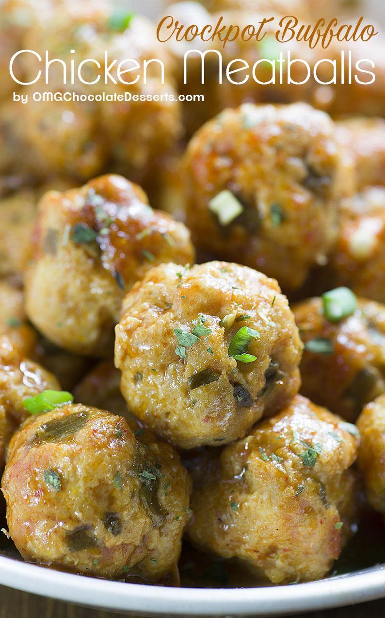 Buffalo Chicken Meatballs - fun and easy recipe for the perfect bite sized appetizer, or you can add some side dish and you’ll have a healthy dinner for your family.