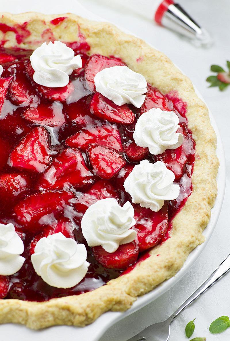 Fresh Strawberry Pie Easy Strawberry Pie Recipe 8681