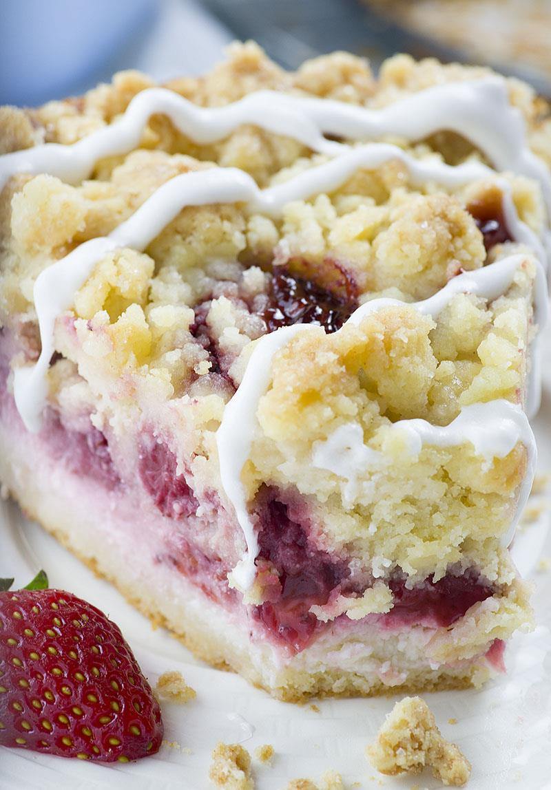 Strawberry Cheesecake Coffee Cake | A Multi-Layer Coffee ...