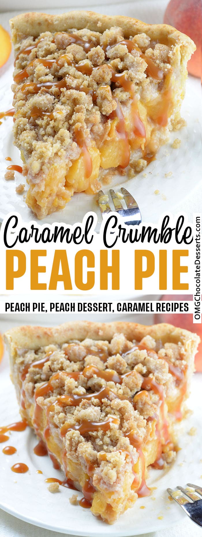 Crumble Peach Pie