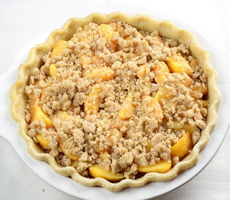 peach crumb pie with canned peaches recipe