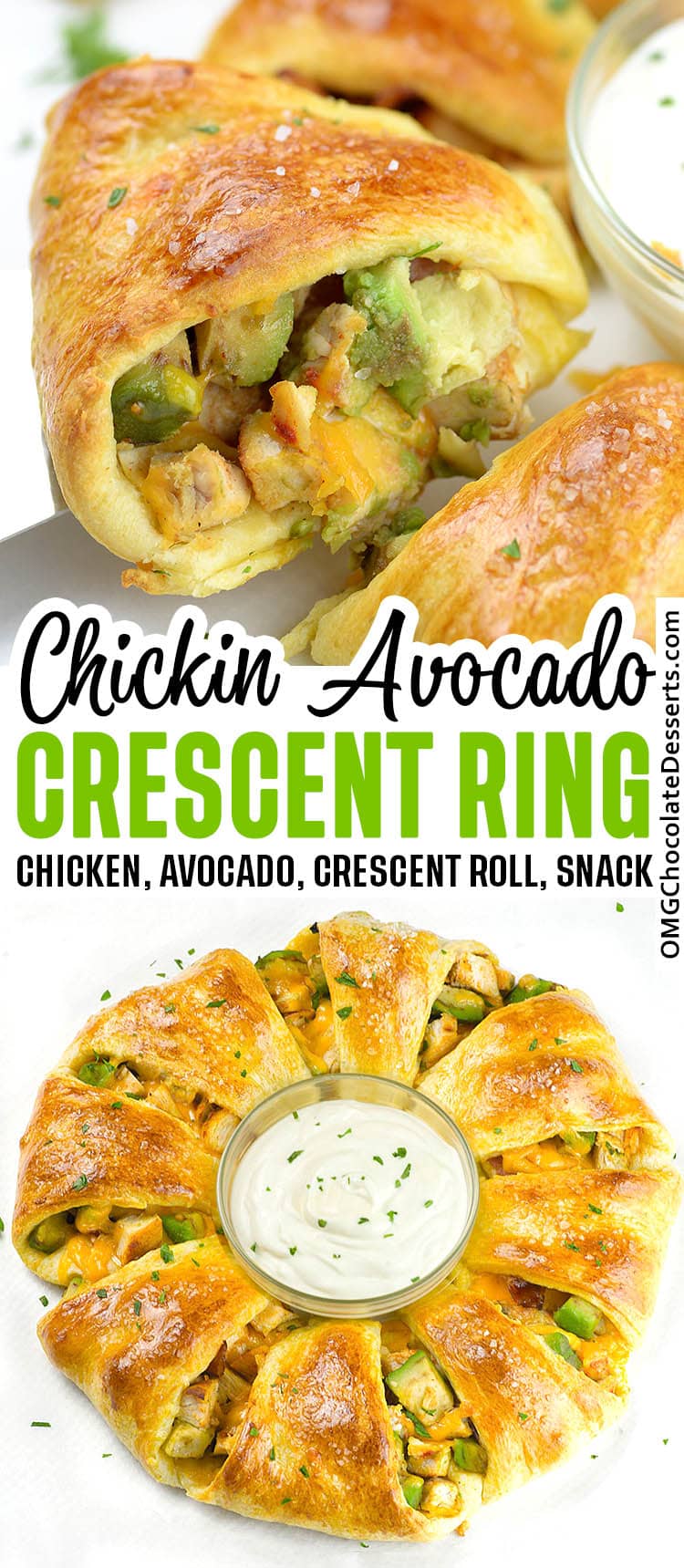 Chicken-Avocado Crescent Ring