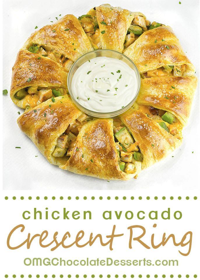 Chicken Avocado Crescent Ring