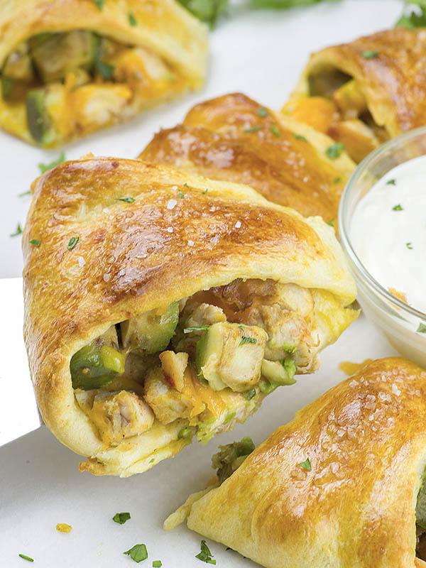 Chicken Avocado Crescent Ring