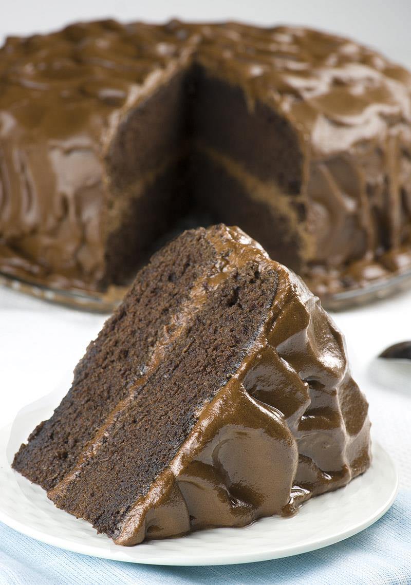 Old Fashioned Chocolate Cake | Chocolate Cake Made With Mayonnaise