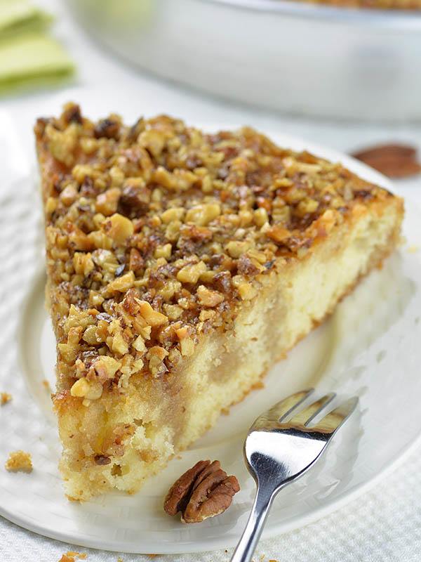 Pecan Pie Coffee Cake | Easy Coffee Cake Recipe with Pecan Pie Filling