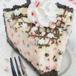 Image of candy cane pie slice