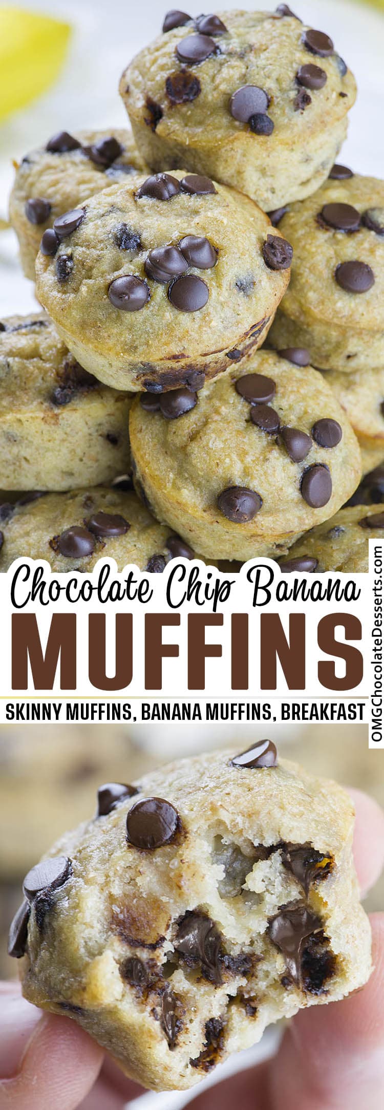 Chocolate Chip Banana Muffins