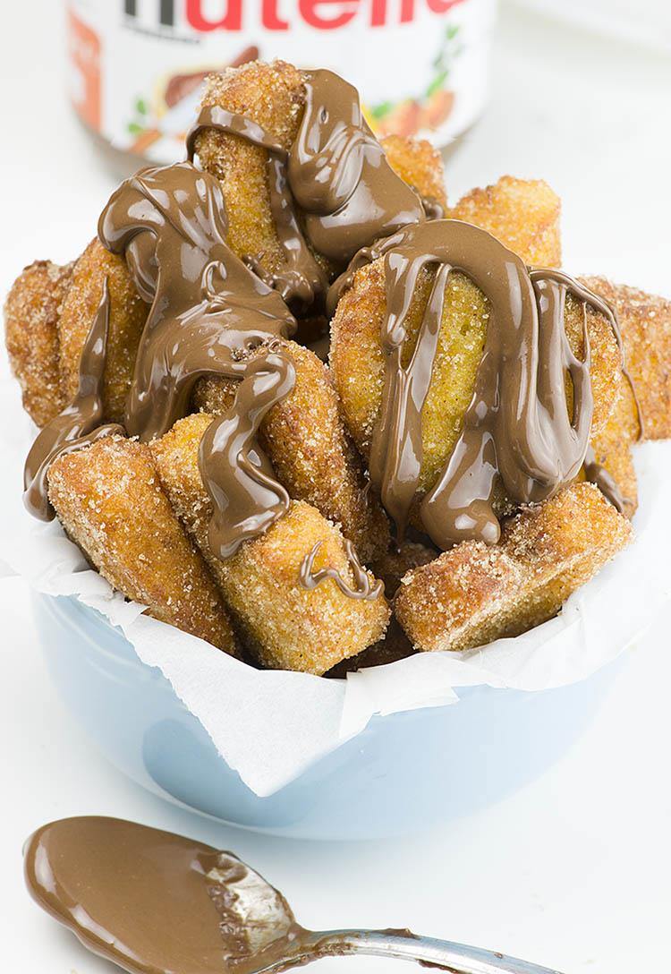 French Toast Churro Bites | Valentine's Day French Toast Breakfast Recipe