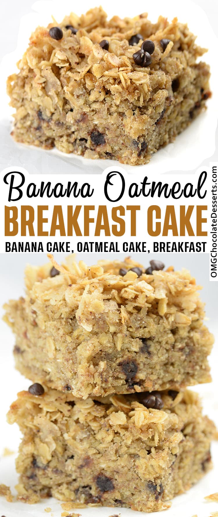 Banana Oatmeal Breakfast Cake