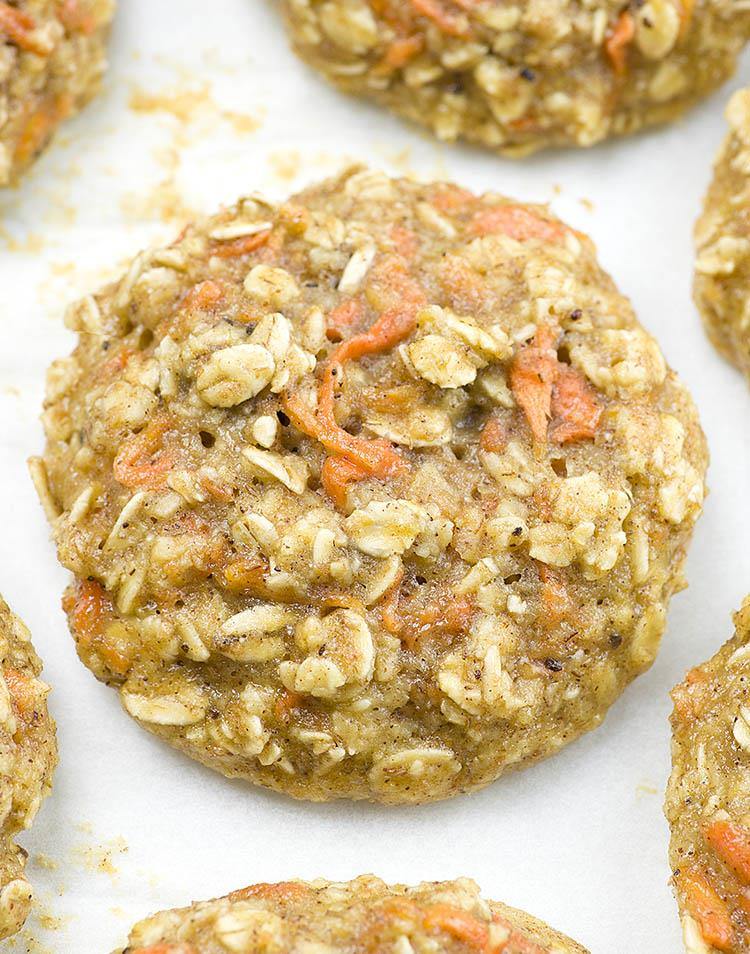 Carrot Cake Oatmeal Cookies Easy Homemade Breakfast Cookie Recipe