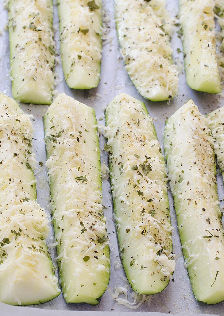 Baked Parmesan Zucchini | Easy Oven Baked Vegetable Side ...