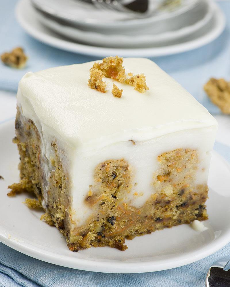 Carrot Cake Poke Cake Easy Easter Dessert Recipe With Cream Cheese