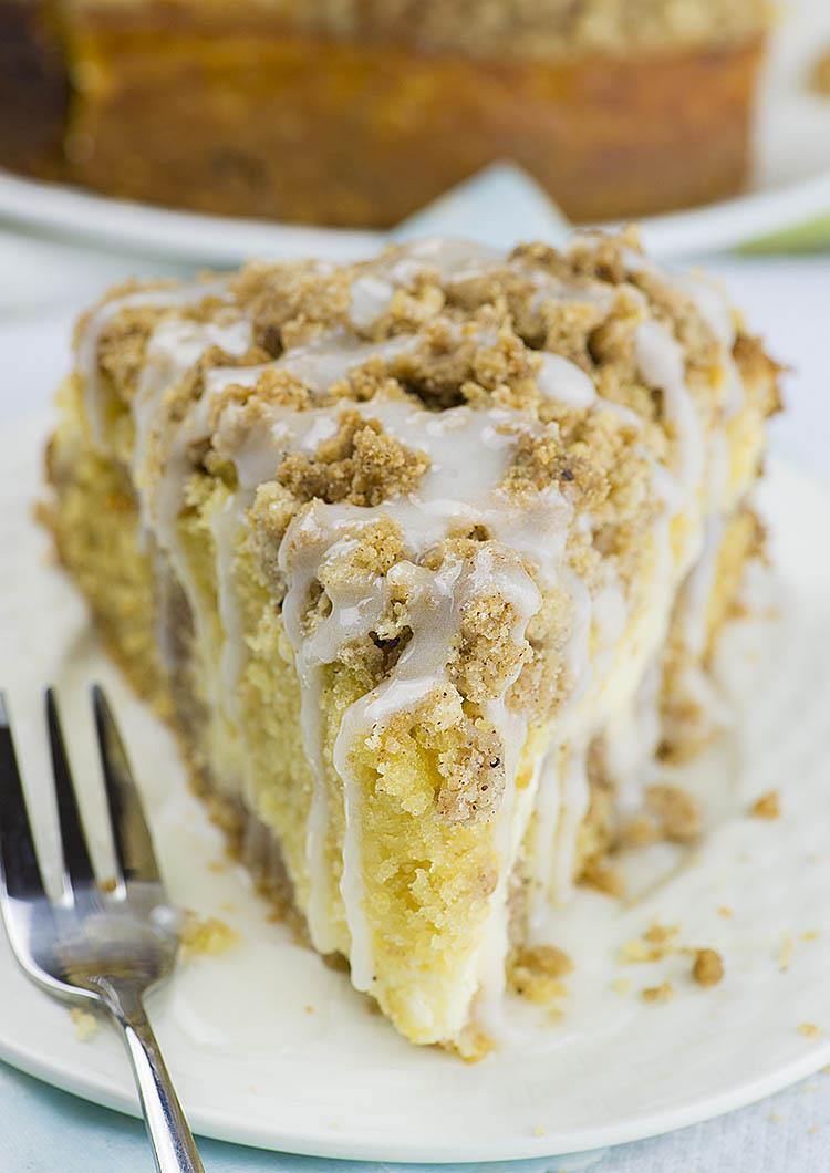 Easy Cinnamon Coffee Cake | A Simple Sour Cream Crumb Cake Recipe