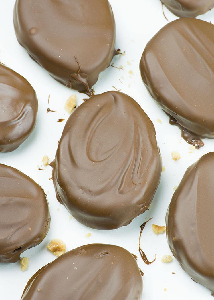 Homemade Chocolate Peanut Butter Eggs - OMG Chocolate Desserts