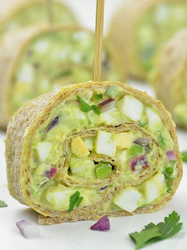 Spinach Avocado Egg Wraps - Welcome to the Family Table®